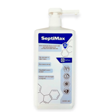 Антисептик 75% спирта SeptiMax 1 л з дозатором