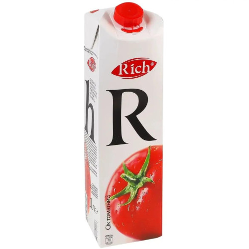 Сік Rich томатний з м'якоттю 1 л Сік Rich томатний з м'якоттю 1 л