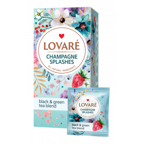 Чай TM Lovare «Бризки шампанського» (24 пак.) по 2г Чай TM Lovare «Бризки шампанського» (24 пак.) по 2г