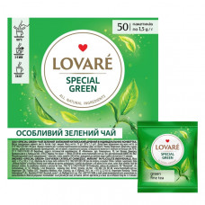 Чай TM LOVARE "SPECIAL GREEN" (50 пакетиків) по 1,5г Чай TM LOVARE "SPECIAL GREEN" (50 пакетиків) по 1,5г