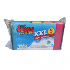 Губки кухонні XXL "Кузя Service" 5шт