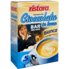 Ristora Bianca порційний розчинний білий шоколад 5*23г