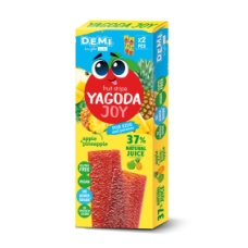 Пастила фруктова в інд. упаковці "Jagoda Joy" із соком ананаса D. E. M. I. 120г 8шт/15г
