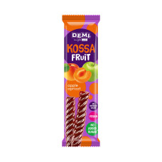 Пастила фруктова "Kossa-Fruit" із соком абрикоса D. E. M. I. 15г/30 шт ШОУБОКС