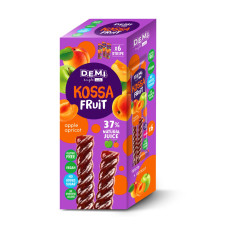 Пастила фруктова в інд. упаковці "Kossa-Fruit" із соком абрикоса D. E. M. I. 6шт/15г